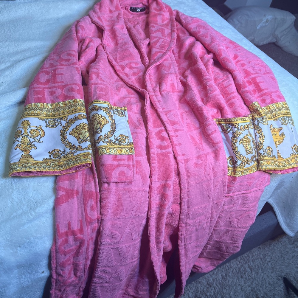 Pink Versace robe